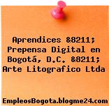 Aprendices &8211; Prepensa Digital en Bogotá, D.C. &8211; Arte Litografico Ltda