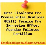 Arte Finalista Pre Prensa Artes Graficas &8211; Tecnico Pre Impresion Offset Agendas Folletos Cartillas