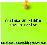 Artista 3D Middle &8211; Senior