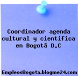 Coordinador agenda cultural y cientifica en Bogotá D.C