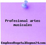 Profesional artes musicales