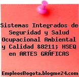 Sistemas Integrados de Seguridad y Salud Ocupacional Ambiental y Calidad &8211; HSEQ en ARTES GRÁFICAS