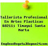 Tallerista Profesional En Artes Plasticas &8211; Timayui Santa Marta