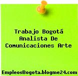 Trabajo Bogotá Analista De Comunicaciones Arte