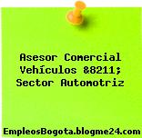 Asesor Comercial Vehículos &8211; Sector Automotriz