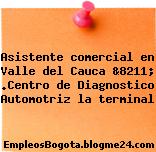 Asistente comercial en Valle del Cauca &8211; Centro de Diagnostico Automotriz la terminal