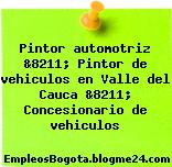 Pintor automotriz &8211; Pintor de vehiculos en Valle del Cauca &8211; Concesionario de vehiculos