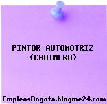 PINTOR AUTOMOTRIZ (CABINERO)
