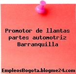 Promotor de llantas partes automotriz Barranquilla