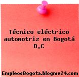 Técnico eléctrico automotriz en Bogotá D.C