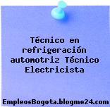 Técnico En Refrigeración Automotriz /Técnico Electricista