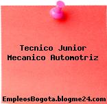 Tecnico Junior Mecanico Automotriz