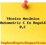Técnico Mecánico Automotriz C En Bogotá D.C