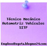 Técnico Mecánico Automotriz Vehículos SITP
