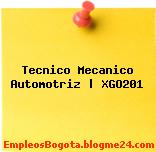 Tecnico Mecanico Automotriz | XGO201