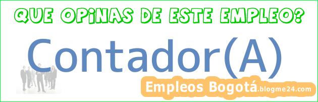 Contador(A)