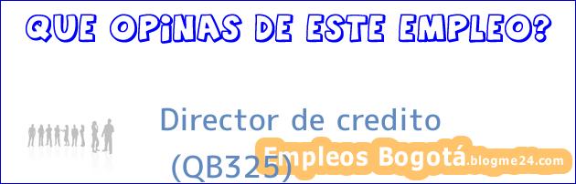 Director de credito | (QB325)