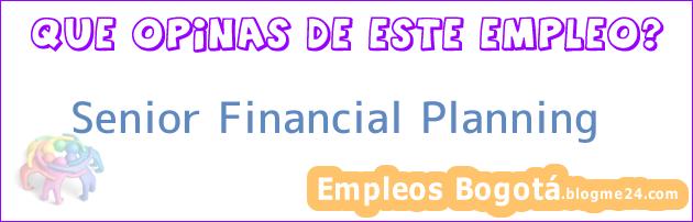 Senior Financial Planning