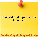 Analista de procesos (banca)