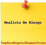 Analista De Riesgo