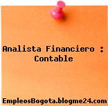 Analista Financiero : Contable