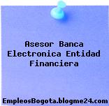 Asesor Banca Electronica Entidad Financiera