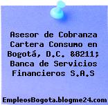 Asesor de Cobranza Cartera Consumo en Bogotá, D.C. &8211; Banca de Servicios Financieros S.A.S