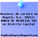 Asesores de cartera en Bogotá, D.C. &8211; BANCA DE NEGOCIOS SAS en Distrito Capital