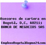 Asesores de cartera en Bogotá, D.C. &8211; BANCA DE NEGOCIOS SAS