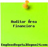 Auditor Área Financiera