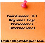 Coordinador (A) Regional Pago Proveedores Internacional