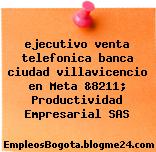 ejecutivo venta telefonica banca ciudad villavicencio en Meta &8211; Productividad Empresarial SAS