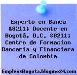 Experto en Banca &8211; Docente en Bogotá, D.C. &8211; Centro de Formacion Bancaria y Financiera de Colombia