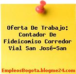 Oferta De Trabajo: Contador De Fideicomiso Corredor Vial San José-San