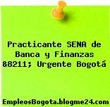 Practicante SENA de Banca y Finanzas &8211; Urgente Bogotá