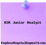 R2R Junior Analyst