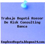 Trabajo Bogotá Asesor De Risk Consulting Banca