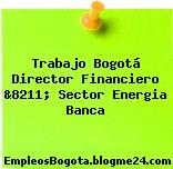 Trabajo Bogotá Director Financiero &8211; Sector Energia Banca
