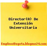 Director(A) De Extensión Universitaria