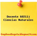 Docente &8211; Ciencias Naturales