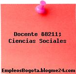 Docente &8211; Ciencias Sociales