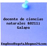 docente de ciencias naturales &8211; Galapa