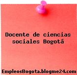 Docente de ciencias sociales Bogotá