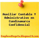 Auxiliar Contable Y Administrativo en Cundinamarca Confidencial