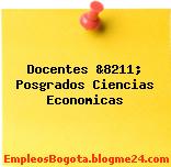 Docentes &8211; Posgrados Ciencias Economicas
