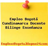 Empleo Bogotá Cundinamarca Docente Bilinge Enseñanza