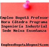Empleo Bogotá Profesor Hora Cátedra Programa Ingeniería Industrial Sede Neiva Enseñanza