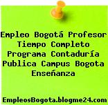 Empleo Bogotá Profesor Tiempo Completo Programa Contaduría Publica Campus Bogota Enseñanza
