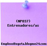 (NP837) Entrenadores/as