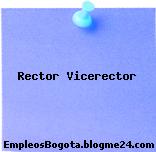 Rector Vicerector